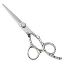 VOCOSTE ヘアカットはさみ ヘアーはさみ プロ 理容はさみ 理髪サロンかみ つる柄ハンドル付 16.5CM