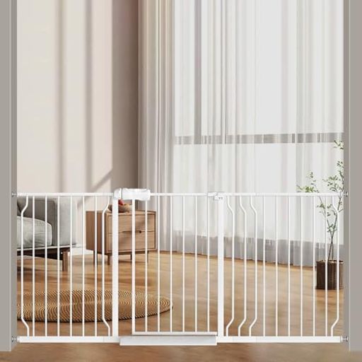 Mornyrayベビーゲートベビーフェンス突っ張り式取付幅158-170CMオートクローズ機能おしゃれペットゲートセーフティー安全ゲート扉開閉式ペット柵育児用品