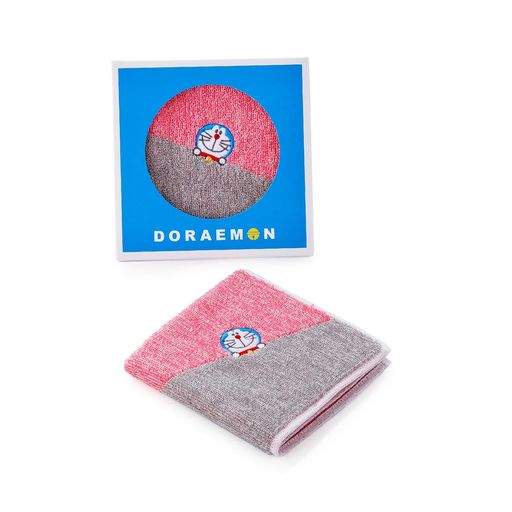 タオル美術館(Towel Museum) ミライ ドラえもん ライン タオルハンカチ ピンク 約2...