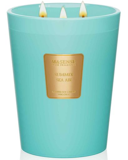 M&SENSEアロマキャンドル大型大容量990g燃焼時間150時間3本芯キャンドルアロマ長時間香り強いバスキャンドルおしゃれ女性リラックスギフトプレゼントホワイトデーバレンタイン母の日