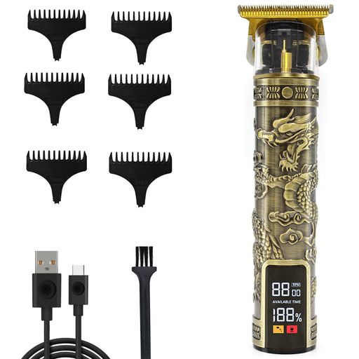 【新登場】電動バリカンメンズスキンヘッドシェーバー0.1ミリバリカンメタルハウジングミニバリカンUSB電動バリカン防水カッタヘッドトリマーメンズこども用ヘアカッター髪カービング…