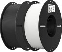 Crealityフィラメント3dプリンター用フィラメント2色セットPLAフィラメント1.75mm寸法精度プラスマイナス0.03mmもつれず目詰まりなしゆがみがな...