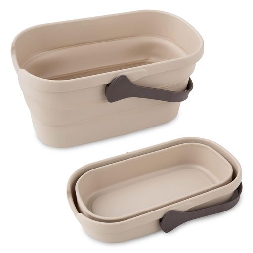 Eyliden洗い桶バケツ洗濯かご折りたたみ式洗いおけたらい折りたたみバケツたためるシリコン洗い桶10L洗..