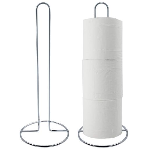 トイレットペーパーホルダー2個自立式トイレットペーパーロール収納ホルダーバスルーム/キッチン収納用..