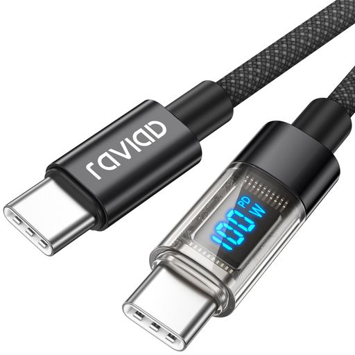 RAVIAD USB Type C ケーブル USB-C & USB-C ケーブル【2M】タイプc ケー ブル PD3.0QC3.0対応100W/5A