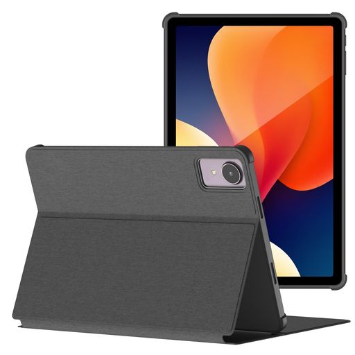 【AOC M21専用設計】 本保護ケースはAOC M21タブレットのために最適化された専用設計です。 カメラ、ボタン、スピーカー、充電ボートなど、すべての関開口部が正確にフィットし、操作性を損なうことなくお使いいただけます。 【便利なスタンド仕様|2つの角度に対応】 フラップ部分には折り目が付いており、折り曲げるだけで手軽にニスタンドとして使用できます。両手を自由にして快適に動画鑑賞が可能です。仕事やゲームなど、さまざまなシーンでもより快適にお使いいただます。 【耐衝撃設計でタブレットをしっかり保護】 大切なタブレットを落下や衝撃から守るため、ケース匹隅にはエアクッション構造を採用 空気のクッション層が衝撃エネルギーを効果的に吸収し、角からの落下や斜め方向の衝撃にも強い安心設計です。 ケース本体には、耐久性と柔軟性に優れたTPU素材を採用。割れにくく、万が一の衝撃でもタブレットへのダメージを最小限に抑えます。 さらに、端末をしっかりホールドする精密フィット構造により、ズレやガタつきを防止。 机·床へのうっかり落下や、持ち運び時の振動など、様々なシーンで高い保護性能を発揮します。