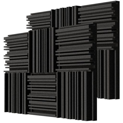 TroyStudio吸音材防音シート30x30x5cm12枚難燃性吸音ボード騒音対策防音材吸音マット吸音シート吸音パ..