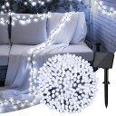 cshareLEDイルミネーションライトソーラーLEDストリングライトイルミネーションライト120LED12mソーラーライト屋外IP65防水8点灯モードフェアリーライトクリスマスツリーライトソーラーライ…
