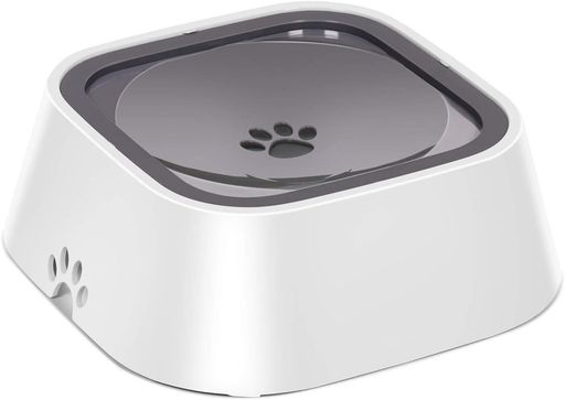 ペット給水器ウォーターボウル水飲み器1L大容量給水器ABS樹脂飛び散り防止溢れ・飛び出さないゆっくり水飲みおしゃれ犬猫用品