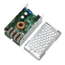 DROKDC-DCバック・パワー・サプライ・モジュール9-36V~5V低電圧レギュレータ・コンバータ5A4WのUSBポート付き25Vボルト・トランスフォーマー、AndroidiPhone用の高速充電をサポート