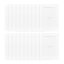 モノライクプレーンペーパーフォトフレームホワイト4x6インチPLAINPaperFrame-White20枚入(102x152mm)..