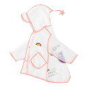 レインコートレインポンチョキッズ子供用雨具無色かわいいレイングッズ女の子通園通学シンプル収納バッグ付き厚手アウトドア男の子子供防水ピンク
