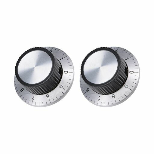 Rebowerポテンショメータボリューム制御回転トップスイッチノブオーディオ機器用36x15mm/ブラックシル..