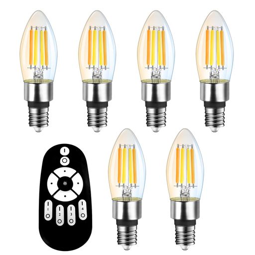 ANWIO ǥꥢŵ 6 B11 E17 600LM 4.5W(50W) ⥳դ ŵ Ϲ ...