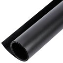 BENECREAT約100x40cm撮影用バックペーパー背景布ブラック背景シートPVC製背景紙組み合わせ使用可バックペーパー商品ディスプレイ雑誌美食展示アクセサリー撮影