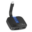 CABLE MATTERS ポータブル USB C VGA HDMI 変換アダプタ 4K@60HZ HDMI 1080P VGA 折りたたみ式 THUNDERBOLT VGA HDMI 変換アダプタ XPS SURFACE PRO 適用