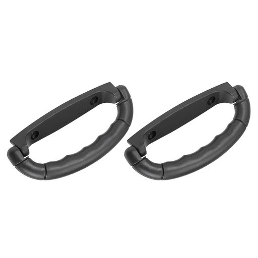 METALLIXITY ラゲッジハンドル 125 MM 2個 プラスチック製プルハンドル グリップ交換 ホームボックスケース スーツケース用 ブラック METALLIXITY ラゲッジハンドル 125 MM 2個 プラスチック製プルハンドル グリップ交換 ホームボックスケース スーツケース用 ブラック