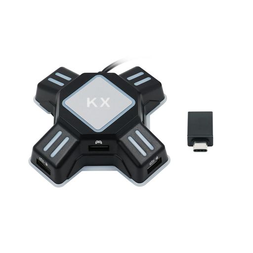 Mcbazelキーボード・マウス接続アダプターSwitchスイッチコンバーターKXゲームコンバーターゲーミングコントローラー変換Switch2/Switch/PS4/PS3/XboxOne対応