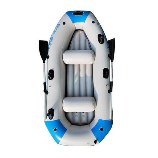 PugrweiゴムボートPVC厚くインフレータブルカヤック3人乗り超厚型4気室構造釣りエアボート積載重量230kgミニボート湖ツアー防災避難用(スタイル103名様235x135x36cm)