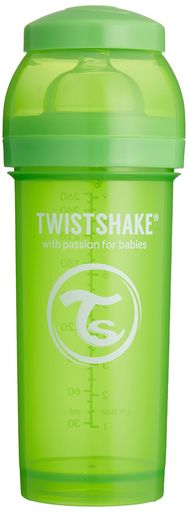 TWIST SHAKE (ツイストシェイク) カラフル 哺乳びん プラスチック製 260ml グリーン