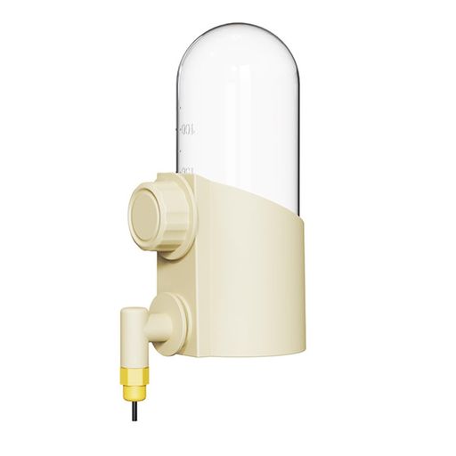 Yurikaペット用自動給水器鳥フィーダー鳥水入れ透明自動給水器小動物用ウォーターボトル洗いやすいケー..