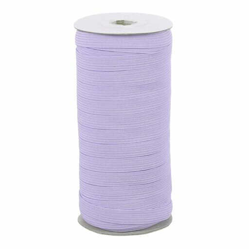 PATIKIL3/8”x50ヤードゴムバンドポリエステル製フラット伸縮性コード裁縫クラフトDIY用ライトパープル