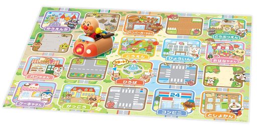 アンパンマン はじめてプログラミング! どの道とおる?アンパンマンドライブカー 83x100x130mm