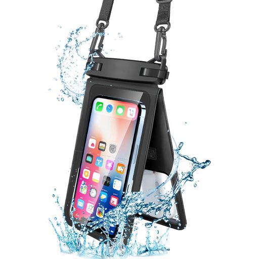 YAYAMIYA【新登場・2枚セット】全機種スマホ防水ケース【収納ポケット付き】IPX8認定水深30Mメートル防水小物収納首かけタッチ可お風呂海釣り水中撮影海水浴水泳雨の日など適用完全防水…