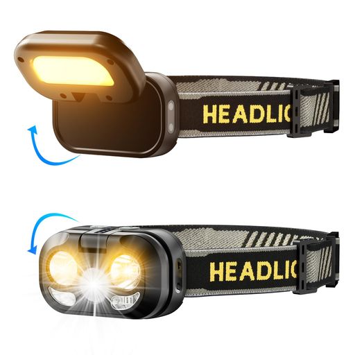 【業界新登場5色切替】ヘッドライトUSB充電式LEDヘッドライト釣りヘッドランプ明るさ青&赤SOS切替ライ..