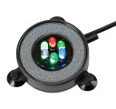 LEDGLE 気泡ライト 水槽 エアストーン 6LED IP68防水 水槽ライト 細かい泡 酸素補給 水槽装飾 空間石 観賞魚 熱帯魚 小型エアーポンプ (6LED)