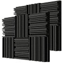 TroyStudio吸音材防音シート30x30x5cm12枚難燃性吸音ボード騒音対策防音材吸音マット吸音シート吸音パネル防音パネル音響材壁スタジオ楽器