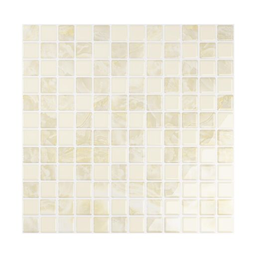 VEELIKEモザイク貼るタイルキッチンタイルシール無地ブライトイエロー30x30cm6枚モザイクタイルキッチ..