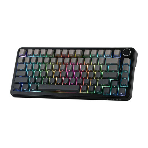 MechLandsAJAZZAK820MAXHEホール効果ゲーミングキーボードアクチュエーション調整可能8KHzポーリングレート有線ラピッド磁気キーボードクリーミーなガスケットRGBバックライトWin/Mac用NKRO