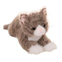 ぴったりと柔らかい猫ぬいぐるみリアルなぬいぐるみデザイン子供や猫愛好家のための家やオフィスの装飾