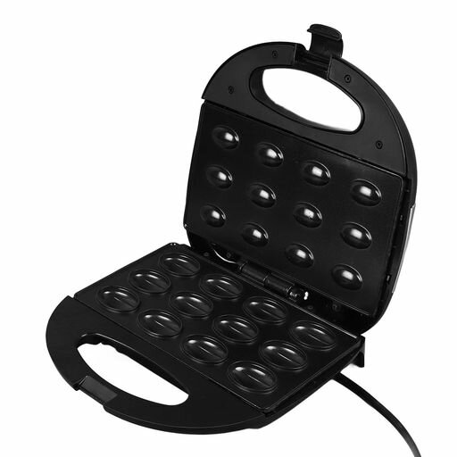 クルミクッキー型メーカー、750W電動クルミクッキーメーカーオレシュニツァメーカー、ノンスティック両面加熱電気オレシュキ型メーカー、ペストリーベーキングツール