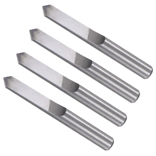 CoCud彫刻CNCルータービット0.1mmティップ幅90度の角度3.175mmシャンク超硬ソリッド2フルートV溝カービ..