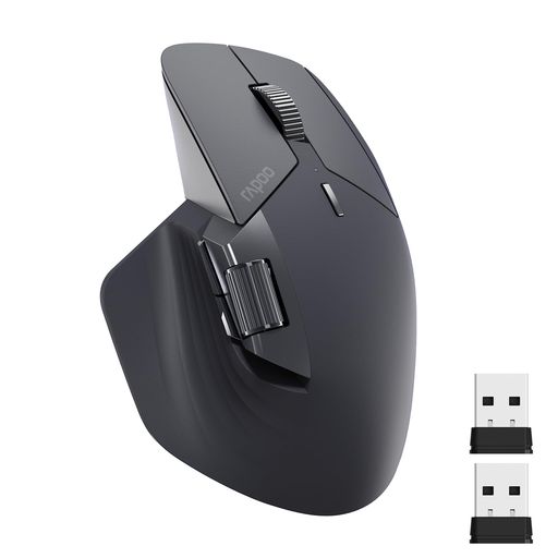 RAPOO MT760 ޥǥХ磻쥹ޥϡBLUETOOTH 5.02.4GHZΥȥ饤⡼³б4ĤΥǥ...