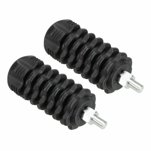 素材:ゴム;スレッドサイズ:7.8x13mm/0.03x0.51インチ(直径x長さ);本体サイズ:42x88mm/1.65x3.46インチ(直径x長さ);梱包リスト:アーチェリーコンパウンドボウスタビライザー2個セット 利点:スタビライザーは、ボウの放出時に発生する振動を吸収し、減衰させることを目的としています。これにより、ハンドショックとノイズが軽減され、よりスムーズで静かなショットが可能になります。 特徴:ゴム素材は衝撃を効果的に吸収し、ショット中に経験する反動や衝撃を軽減するのに役立ちます。電力を吸収し、スタビライザー全体に分散させることで、安定性が向上し、不要な動きが減少します。 用途:スタビライザーの主な機能は、射撃プロセス中にボウの全体的な安定性とバランスを向上させることです。不要な振動や動きを減らし、より制御された安定したショットを可能にします。 注意:購入前にスレッドサイズを確認してください。