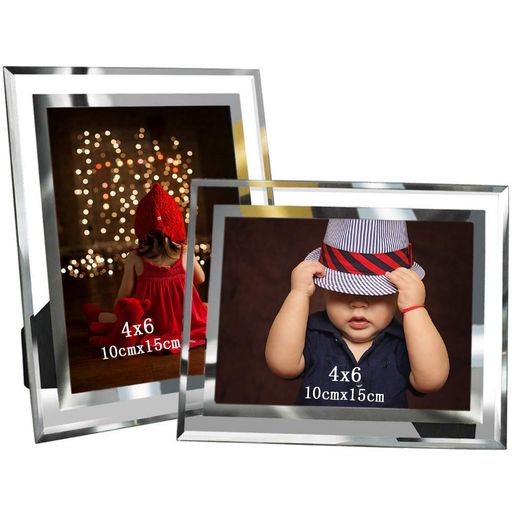 写真立てハガキサイズフォトスタンド透明シンプル縦置き横置き結婚祝い記念写真プレゼントギフト