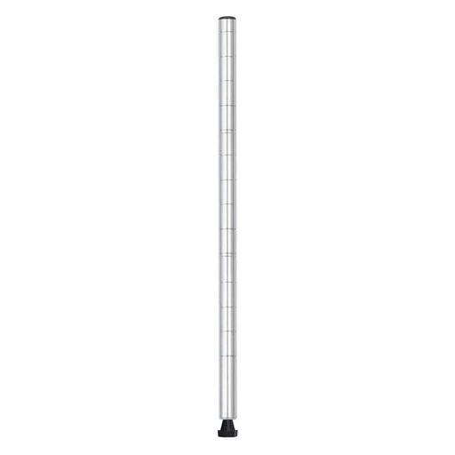 Rakuten - ドウシシャルミナススチールラックパーツ基本ポール支柱高さ47.5cm1本ポール径19mmアジャスター付き19P046可愛いおしゃれスリムラックdiy防錆加工サビに強い頑丈業務用組立簡単ピッタリサ…
