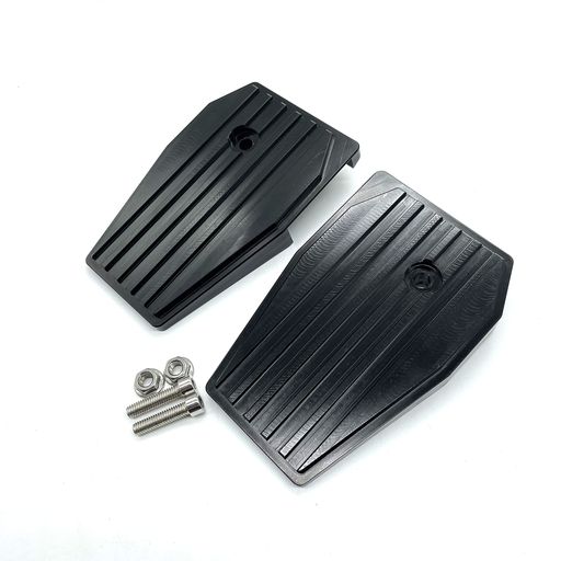 MOTOKANO REBEL レブル 250 500 に適用 CNC アルミ フットペグ ステップ (ブラック)