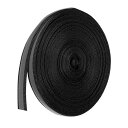 PATIKIL 反射テープストリップ 10 MM X 22ヤード 高視認性 反射テープ 縫い付け DIY 警告安全生地ウェビング 衣類 レインコート用 ブラック