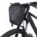 WILDMANクイックリリース3Lハードシェル防雨スクーター収納袋キックスクーター折りたたみ自転車キックボードハンドルバーバッグMTB用(E8)