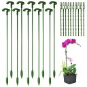 DY.2ten園芸支柱花支え37cm10本セット植物支柱フラワースタンドつる性植物観葉支柱花ささえ誘引支柱植物サポートフラワー支柱ガーデニング農業用園芸用グリー...