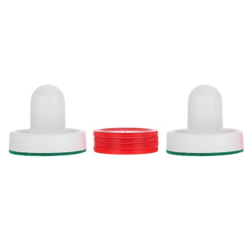 iplusmile エアホッケーパック 4個セット プラスチック製 耐摩耗性 ホッケープッシャー付き ポータブル テーブルゲーム用 アイスホッケーアクセサリー 子供向け