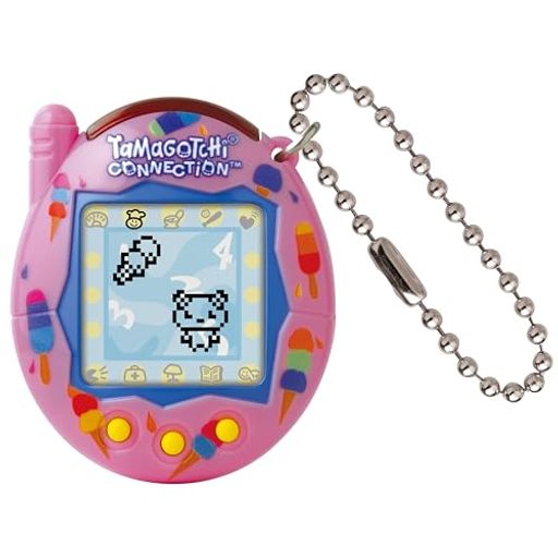 コネクションプレイ付きのオリジナルのバーチャルリアリティペット。 2000年代のクラシックなシェル。 アイスクリームが溶けた甘い殻。 キャラクターのアイスクリームのパスワードが含まれています。 たまごっちコネクションはインタラクティブなバーチャルペットで、たまごっちのキャラクターの世話をするかによって成長が異なります。 一緒にゲームをしたり、食べ物を与えたり、病気になったら治したりすれば、良い仲間に成長します。 たまごっちのキャラクターは他の人とつながり、友達を作ったり、ゲームをしたり、プレゼントを交換したりできます。 結婚して、たまごっちのキャラクターを育てましょう。 たまごっちコネクションにはエキサイティングな機能があります。 たまごっちのキャラクターを育て、50人以上のキャラクターと出会いましょう。 10種類以上のミニゲームをプレイして、キャラクターを幸せにしたり、ゴッチポイントを獲得したりできます。 150個以上のアイテムを集めましょう。 たまごっちのキャラクターにゴッチポイントを使って新しい食べ物やその他のアイテムを購入しましょう。 パスワードを見つけて、特別なアイテムのロックを解除します。