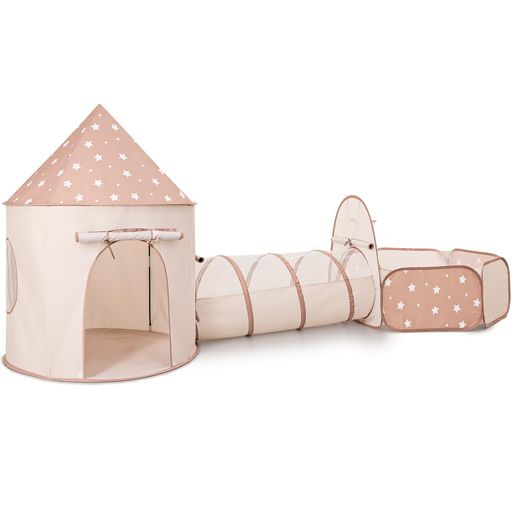 キッズテントおもちゃハウス3in1ボールプールトンネル付き子供テントアウトドアテントハウス3点セットプレイハウスワンタッチで簡単に組立折り畳み式収納バッグ付き秘密基地おもちゃ…