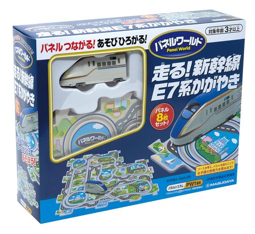 増田屋コーポレーション(Masudaya Corporation) パネルワールド 走る!新幹線E7系かがやき ‎8x29x28cm 1713