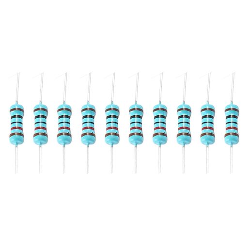 YOKIVE60個金属被膜抵抗器1/2W1%公差120オーム抵抗器カラーリング付きアキシャルリードスルーホールDIY..