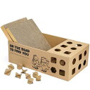 猫爪とぎ段ボール製キャットベッドキャットハウス猫用つめとぎダンボールハウス猫ベッド通気丈夫ストレス解消組立簡単ボール型おもちゃ付き